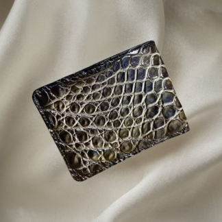 Men’s Short Wallet – Full Genuine Crocodile Leather