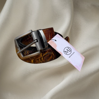 Men’s Leather Belt – Genuine Leather with Premium Buckle Options